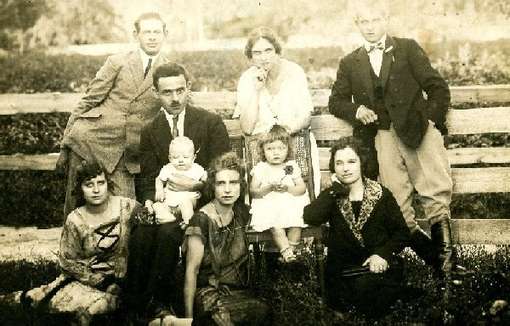 Obraz pod tytułem "Rodzina Muszałowskich w odwiedzinach"